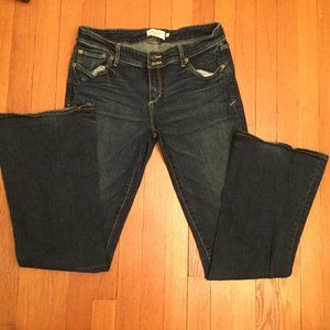 Abercrombie & Fitch Indigo Wide Leg Jeans